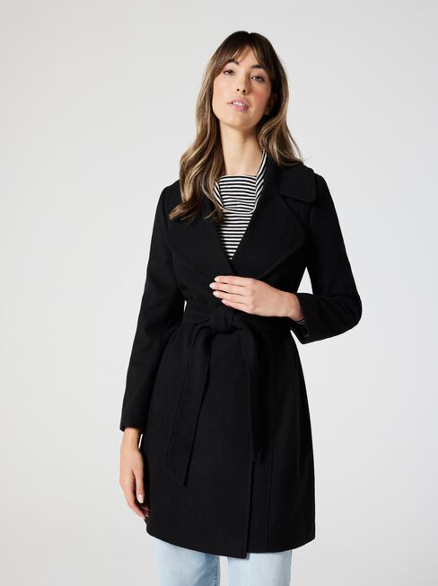 Willow Wool Blend Belted Jacket