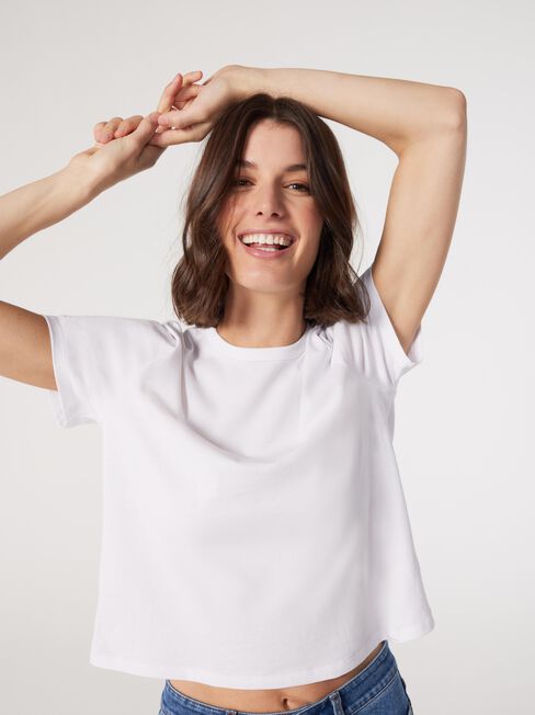 Essential Relaxed Crop Tee